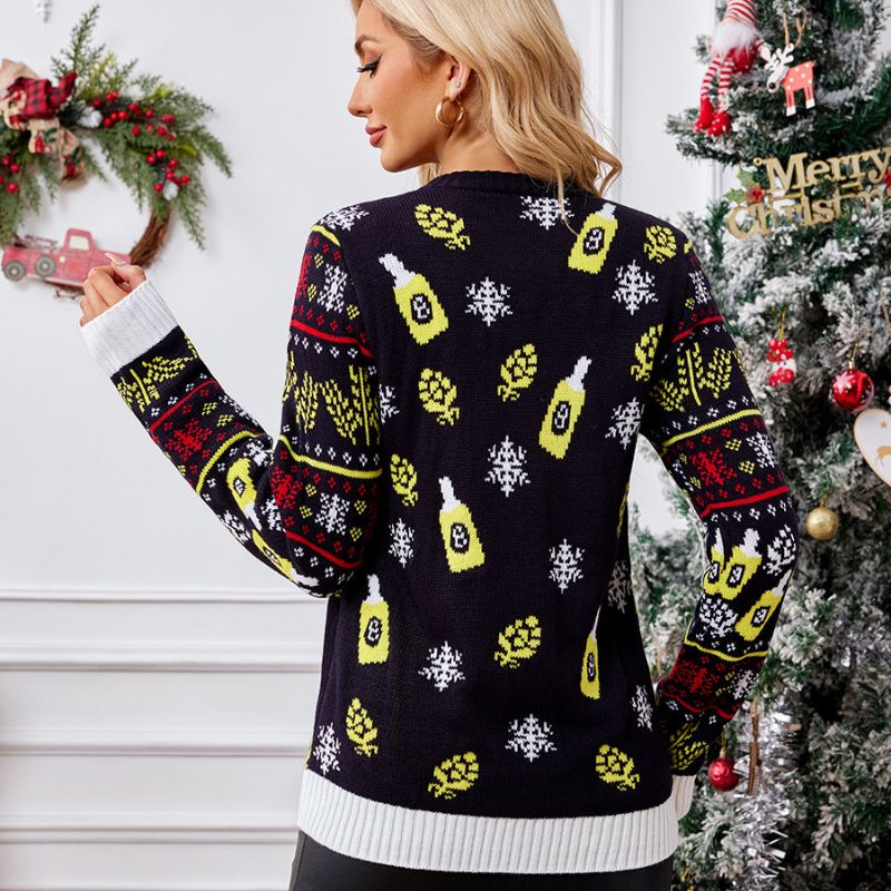 Christmas Jumper - Novelty Santa Claus Graphic