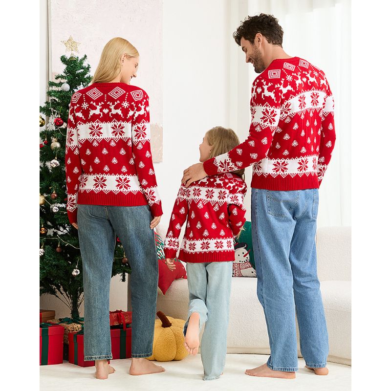 Christmas Jumper - Nordic Snowflake Pattern