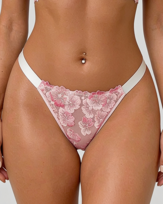 2-teiliges Spitzen-Dessous-Set für Damen mit BH und Slip, leichtem Tragegefühl