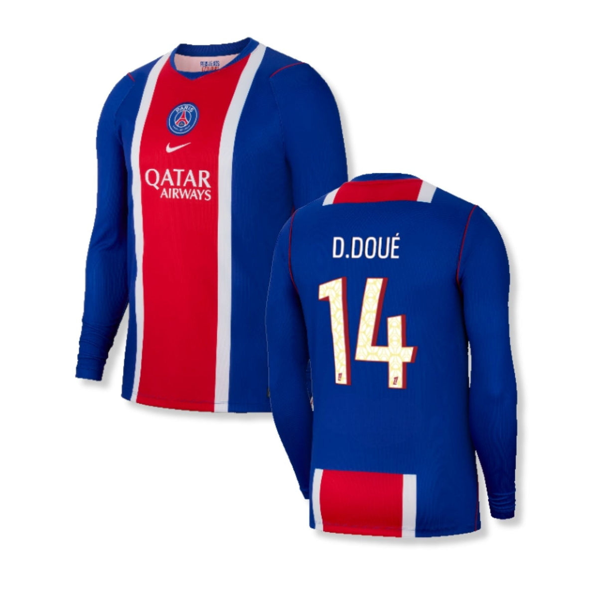 PSG PARIS SAINT-GERMAIN 2026/27 Langarm-Heimtrikot für Herren – D. DOUÉ 14