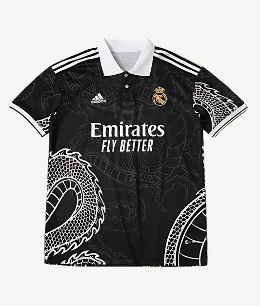 Real Madrid 2023/24 'Dragon' Special Edition (Black) Jersey – Fan Version