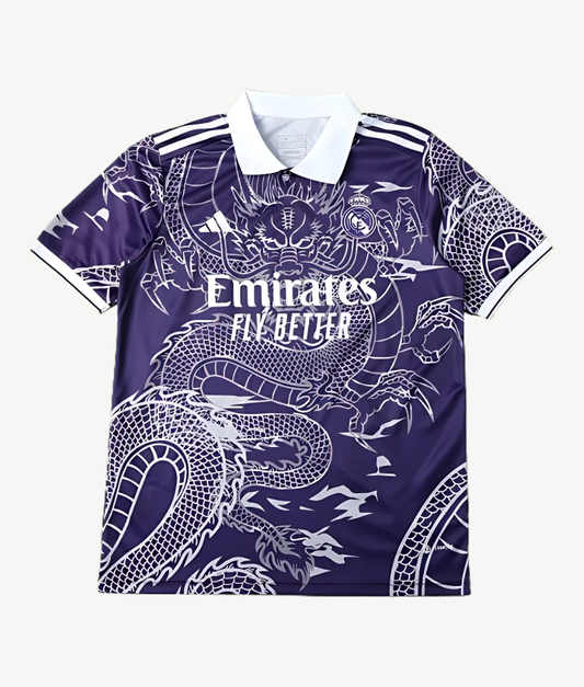 Real Madrid 2023/24 'Dragon' Special Edition (Purple) Jersey – Fan Version