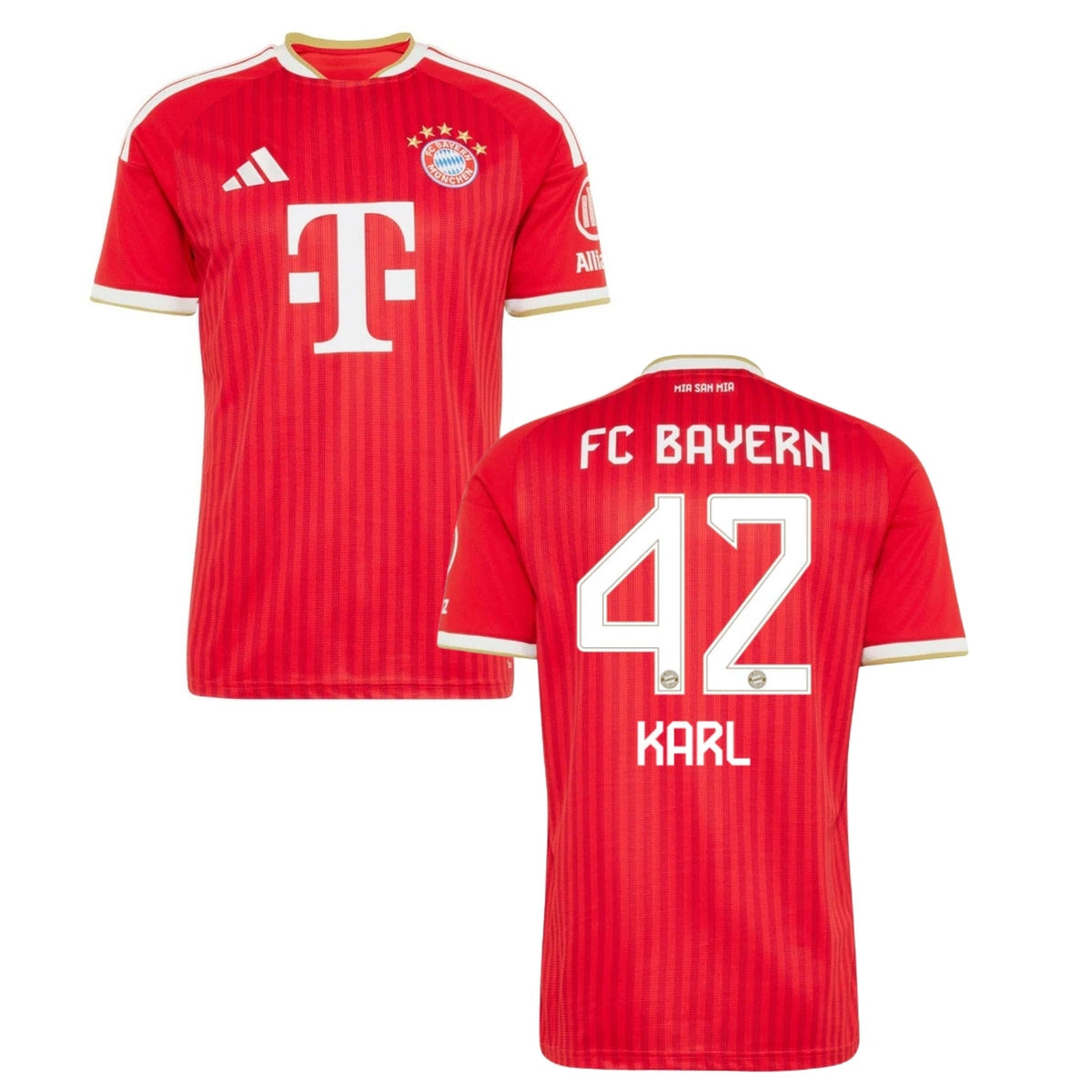 FCB FC BAYERN MÜNCHEN 2026/27 Herren-Fußballtrikot – KARL 42