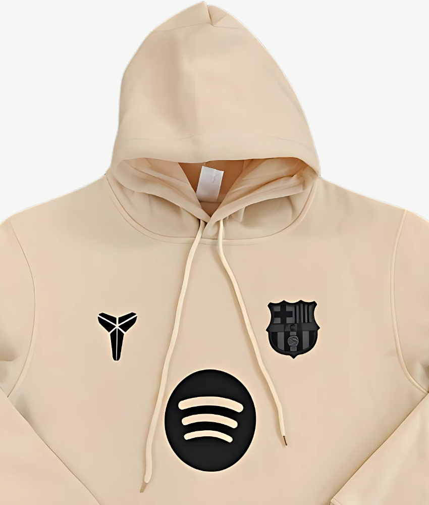 Barcelona 2025/26 'Mamba' Beige Hoodie