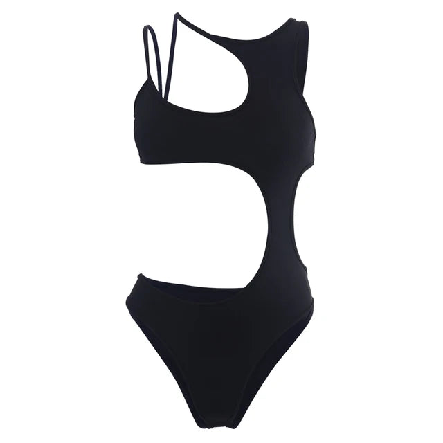 Elastischer Damen-Badeanzug mit körpernaher Silhouette für Strand und Schwimmbad