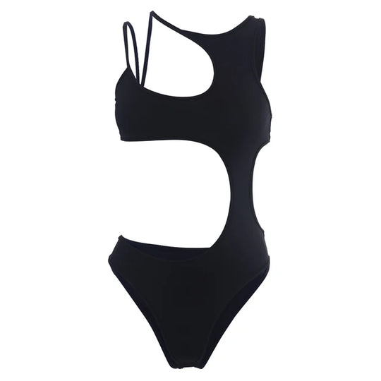 Elastischer Damen-Badeanzug mit körpernaher Silhouette für Strand und Schwimmbad