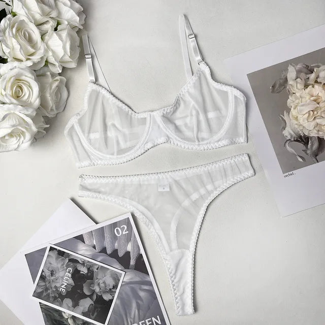 Nahtloses 2-teiliges Push-up-BH-Set für Damen mit glatter Oberfläche und atmungsaktivem Material