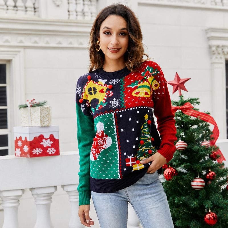 Christmas Jumper - Holiday Harmony Patch Knit