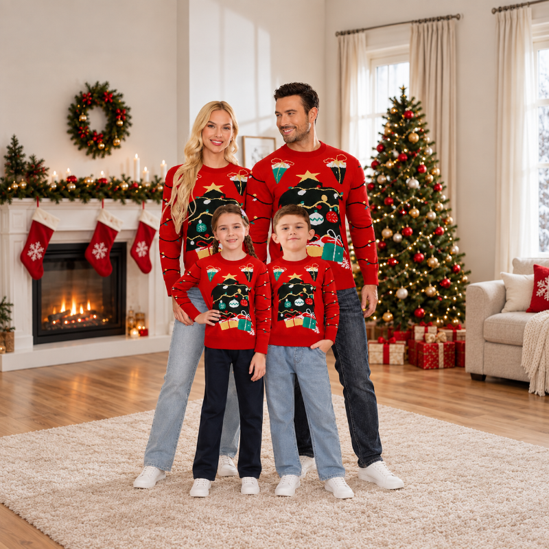 Christmas Jumper - Holiday String Lights Graphic