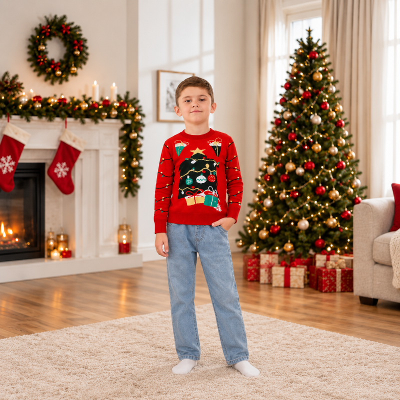 Christmas Jumper - Holiday String Lights Graphic