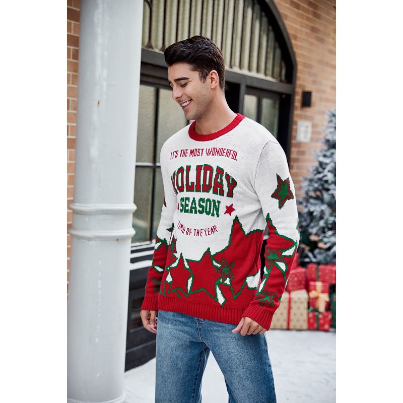 Men's Christmas Jumper - Wonderful Holiday Season