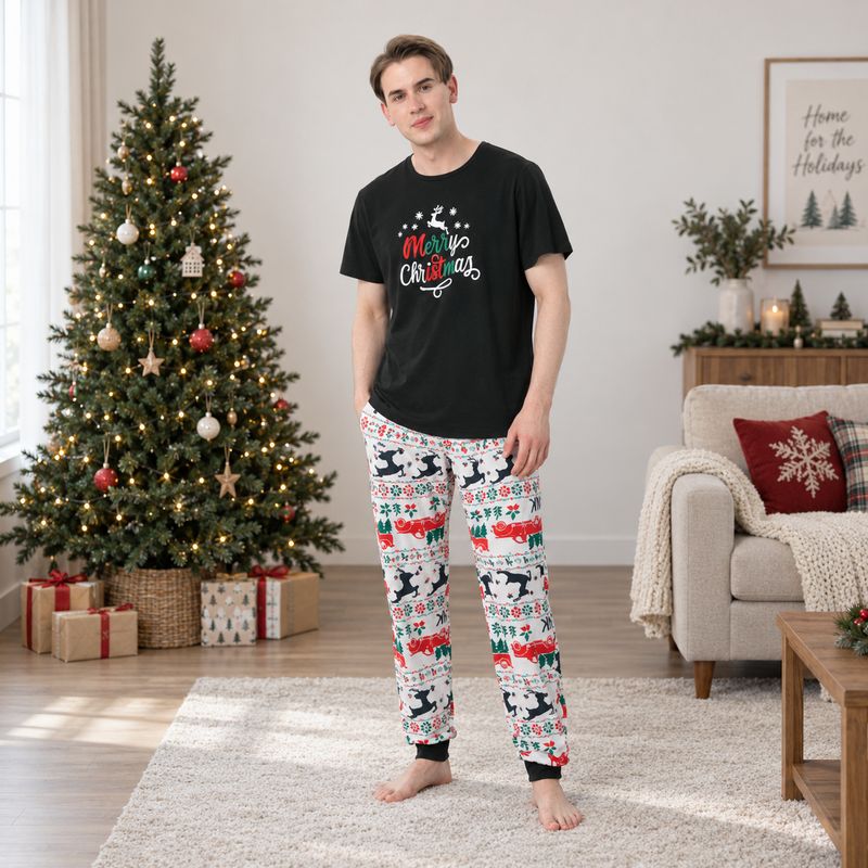 Christmas Pyjama Set - Merry T-Shirt