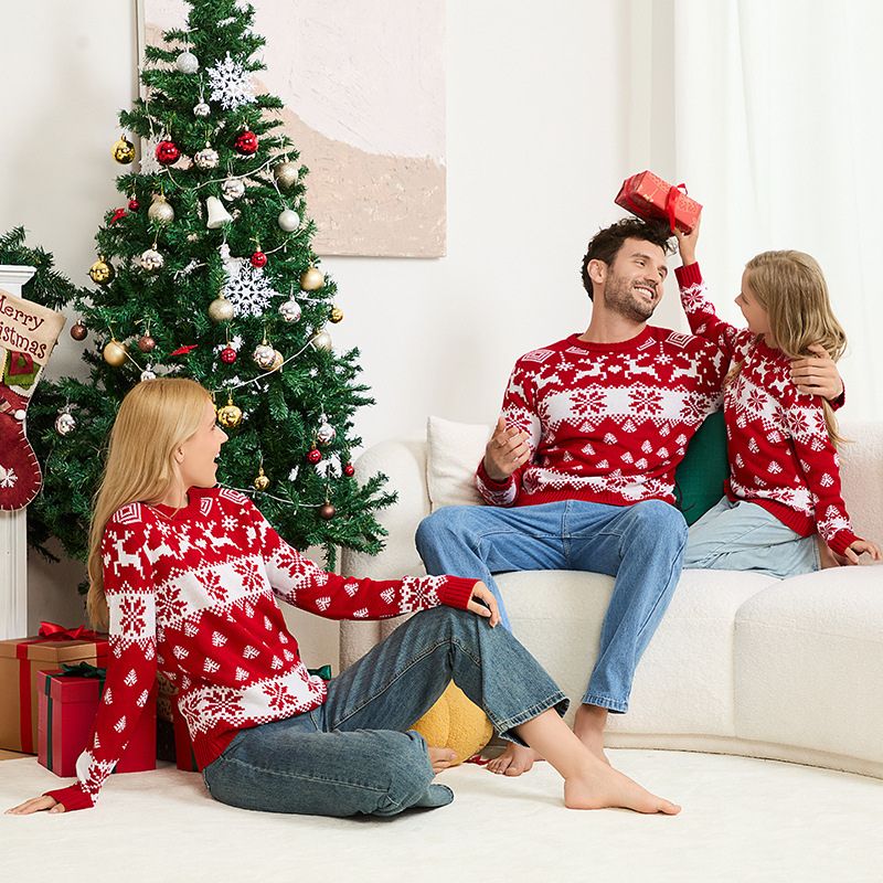 Christmas Jumper - Nordic Snowflake Pattern