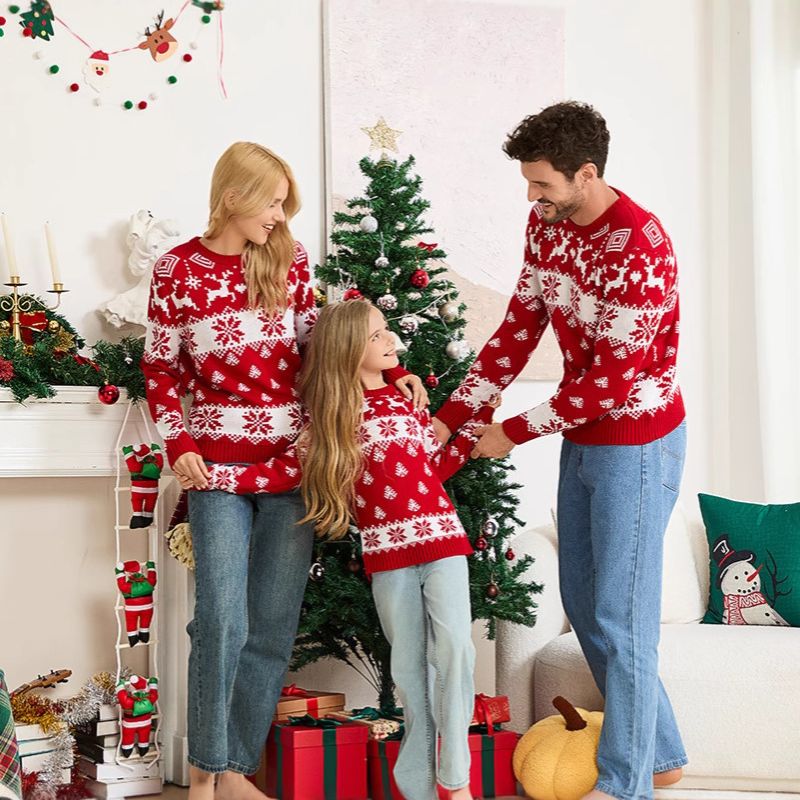 Christmas Jumper - Nordic Snowflake Pattern