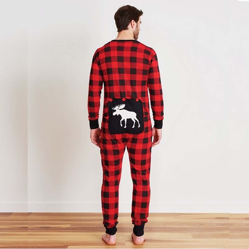 Matching Family Christmas Pyjamas - Plaid Moose