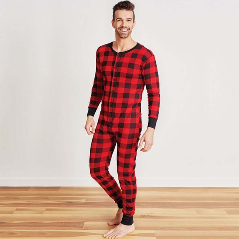 Matching Family Christmas Pyjamas - Plaid Moose