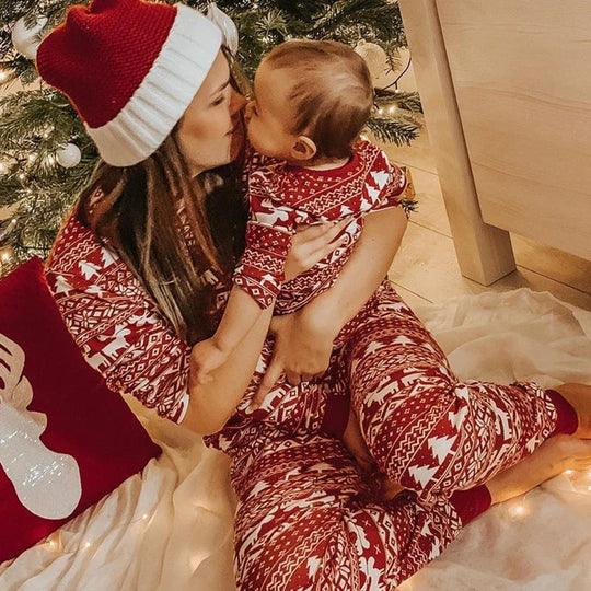 Matching Family Christmas Pyjamas - Red Moose Long Sleeve