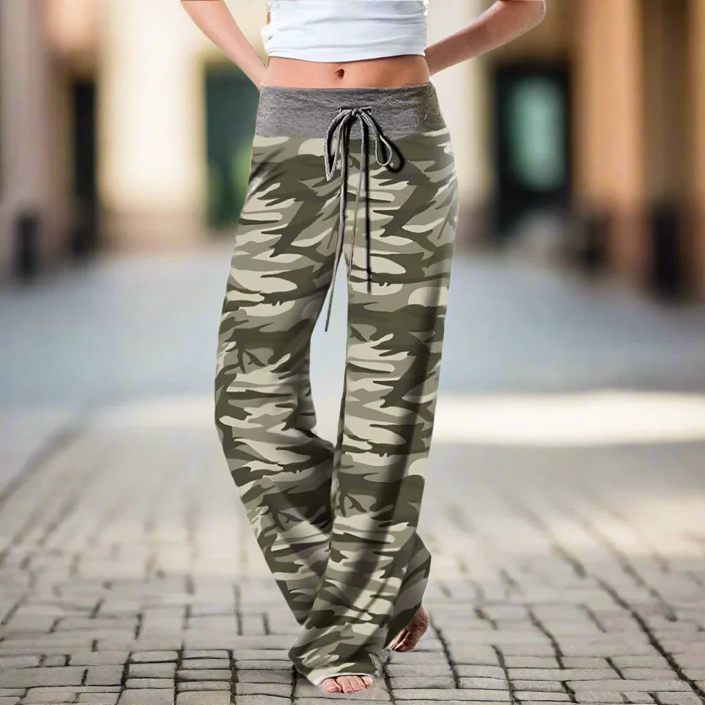 Women’s Wide Leg Yoga Pants – Casual Lounge Pajama Pants