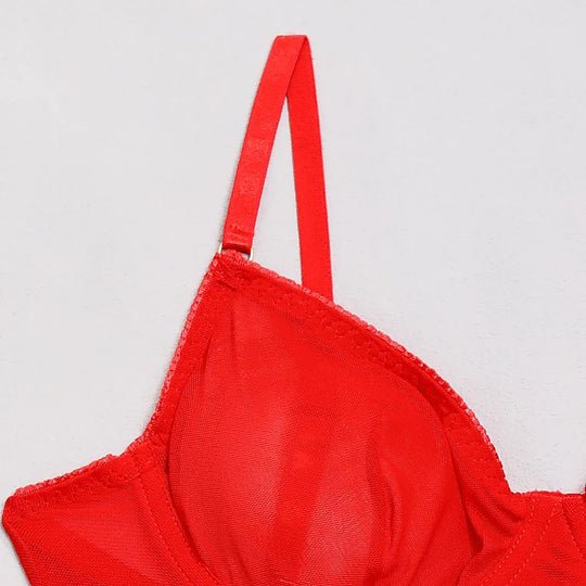 Women's Lightweight Sheer Negligee with Minimalist Cut and Flowing Fabric