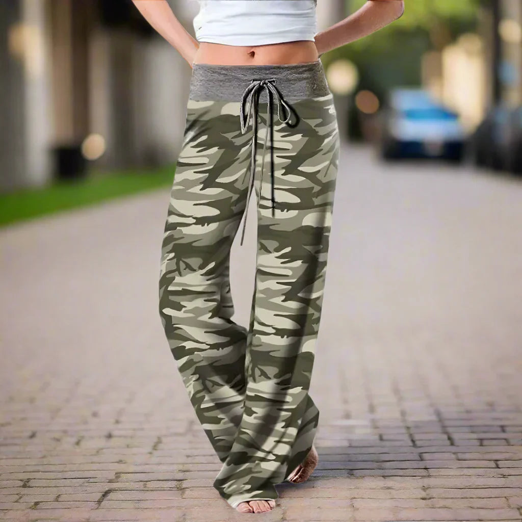 Women’s Wide Leg Yoga Pants – Casual Lounge Pajama Pants