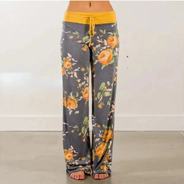 Women’s Wide Leg Yoga Pants – Casual Lounge Pajama Pants