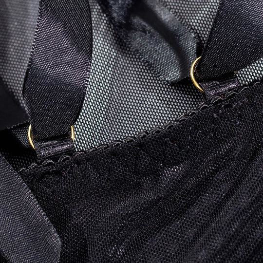 Women's Lightweight Sheer Negligee with Minimalist Cut and Flowing Fabric