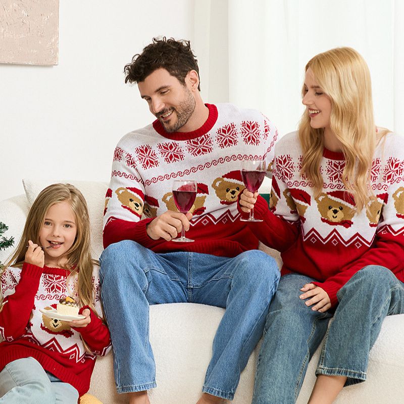 Matching Family Christmas Jumper - Teddy Bear Fair Isle