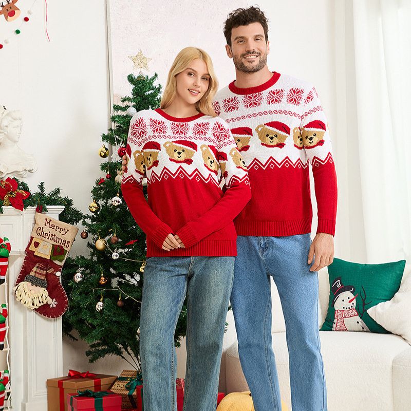 Matching Family Christmas Jumper - Teddy Bear Fair Isle