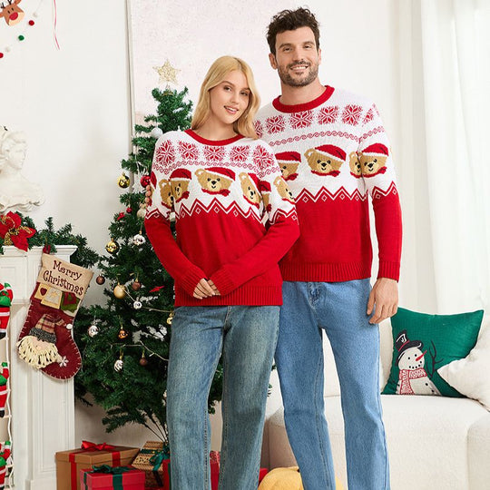 Matching Family Christmas Jumper - Teddy Bear Fair Isle