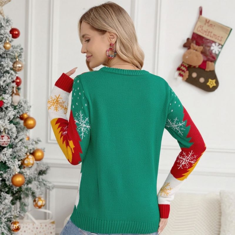 Christmas Jumper - Whimsical Santa Riding Unicorn