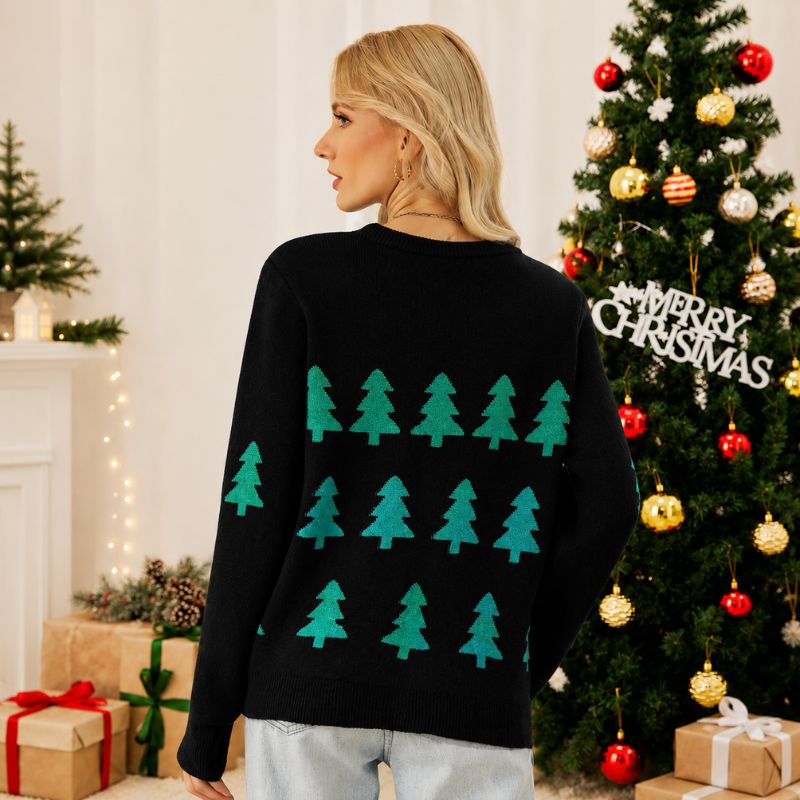 Women's Christmas Jumper - Pine Tree
