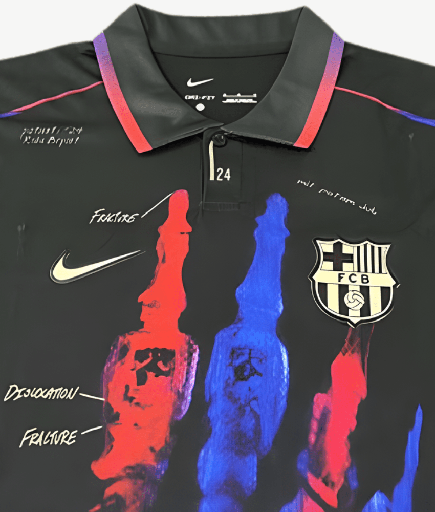 Barcelona 2025/26 Skeleton Special Edition Jersey – Fan Version