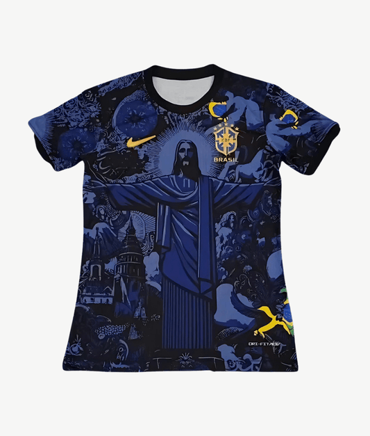 Brazil 2024/25 Blue 'Christ The Redeemer' Special Edition Jersey – Fan Version