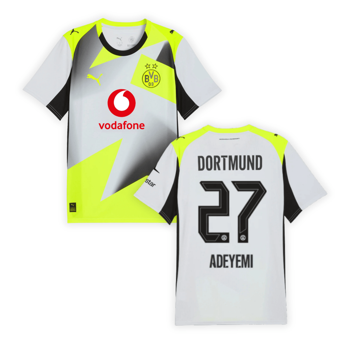 BVB BORUSSIA DORTMUND 2025/26 Herren-Auswärtstrikot – ADEYEMI 27