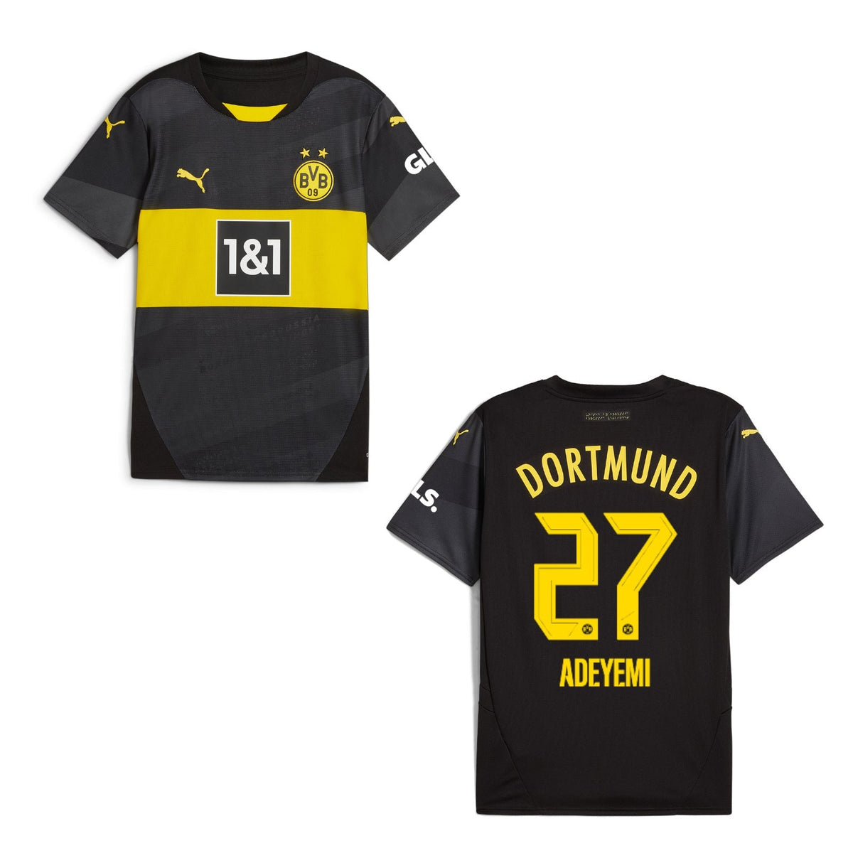 BVB BORUSSIA DORTMUND 2024/25 Kinder-Auswärtstrikot – ADEYEMI 27