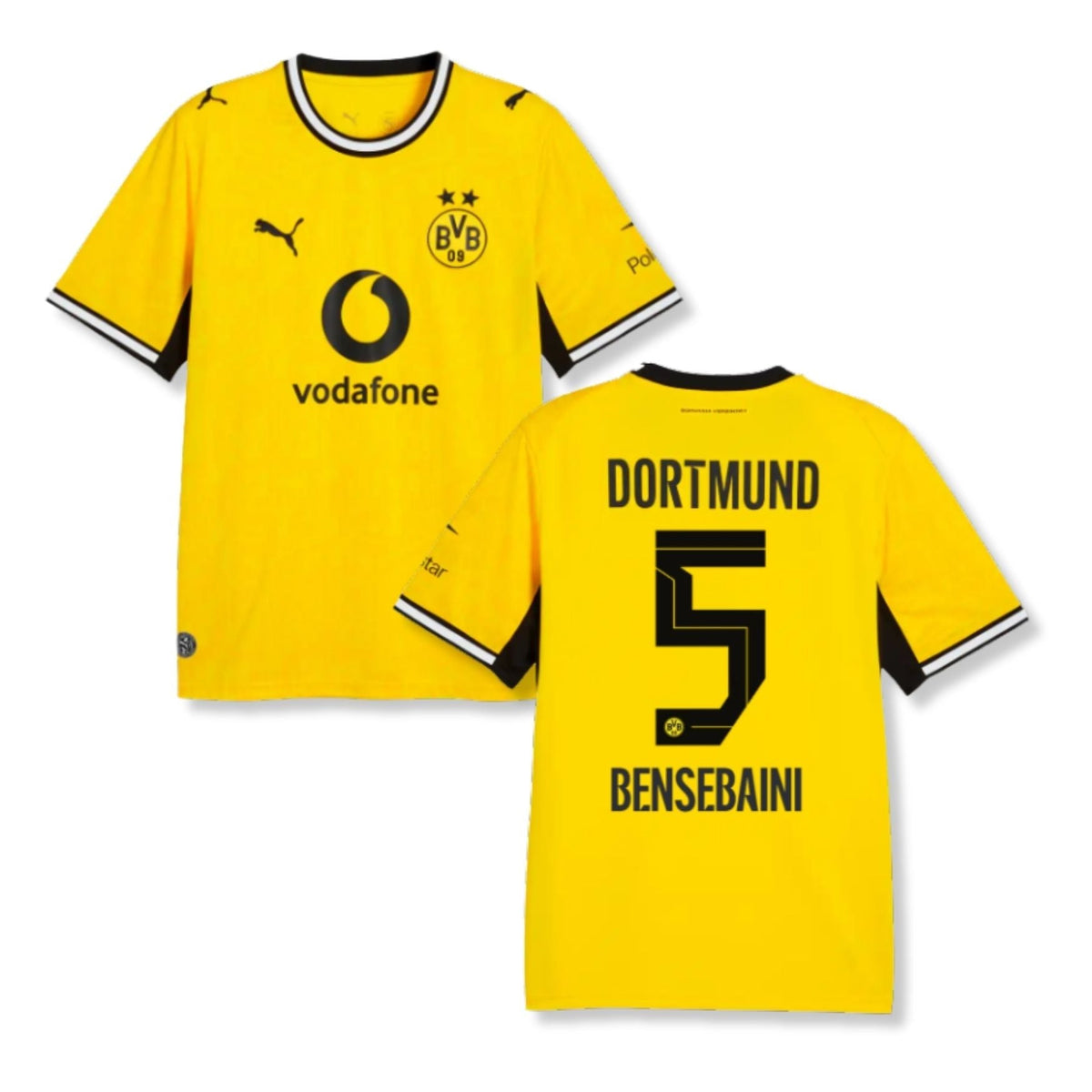BVB BORUSSIA DORTMUND 2026/27 Heimtrikot für Kinder – BENSEBAINI 5