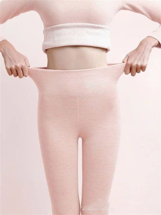 Women’s Fleece-Lined High-Waist Shark Leggings