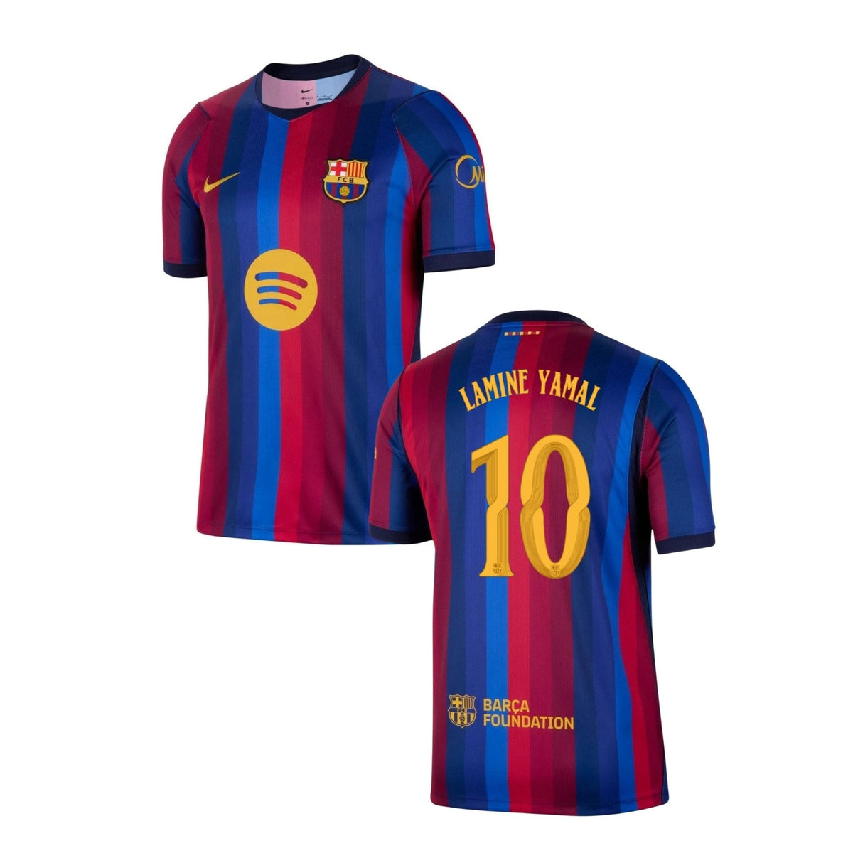 FC BARCELONA 2026/27 Heimtrikot für Herren – LAMINE YAMAL 10 (Champions-League-Style)