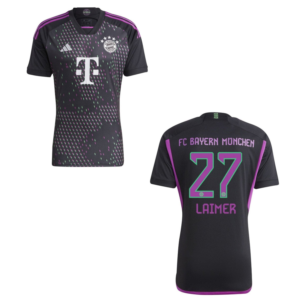 FC BAYERN MÜNCHEN 2023/24 Auswärtstrikot für Herren – LAIMER 27