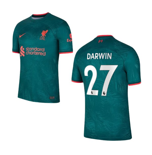 LFC FC LIVERPOOL 2022/23 drittes Trikot für Kinder – DARWIN 27