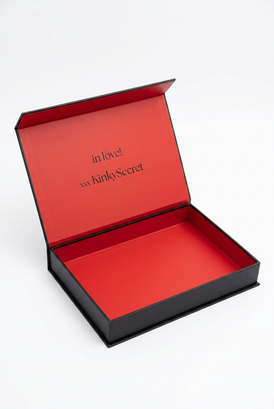 Black Magnetic Gift Box with Satin Ribbon and Reusable Storage Design