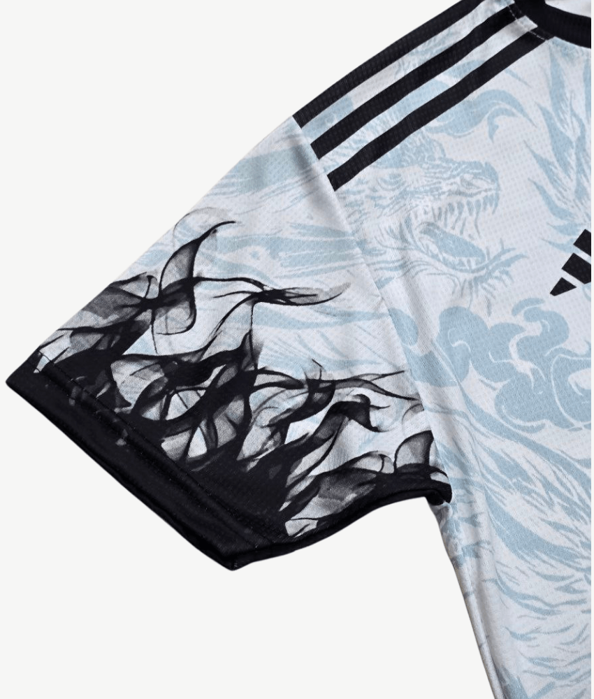 Real Madrid 2025/26 'Black Dragon' Kit – Kids