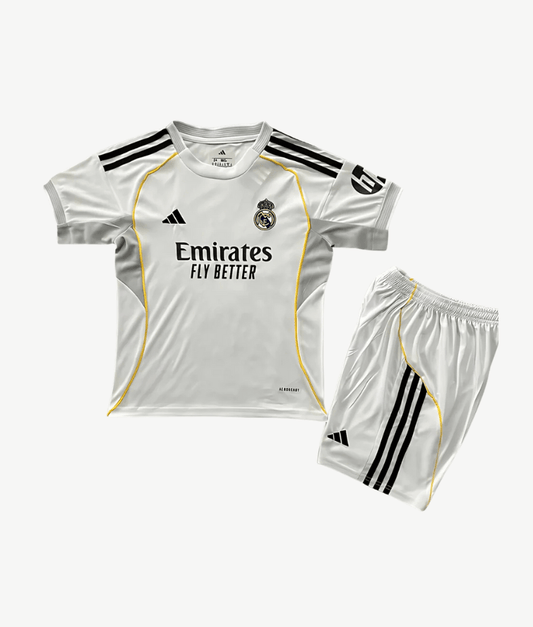 Real Madrid 2025/26 Home Kit – Kids