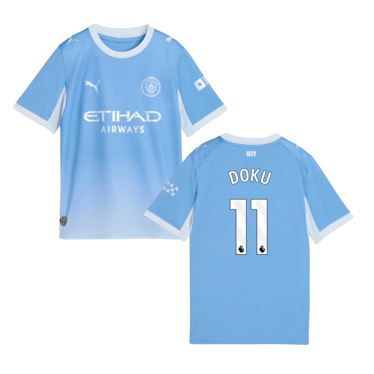 MCFC MANCHESTER CITY 2026/27 Herren-Heimtrikot – Spielerversion – DOKU 11