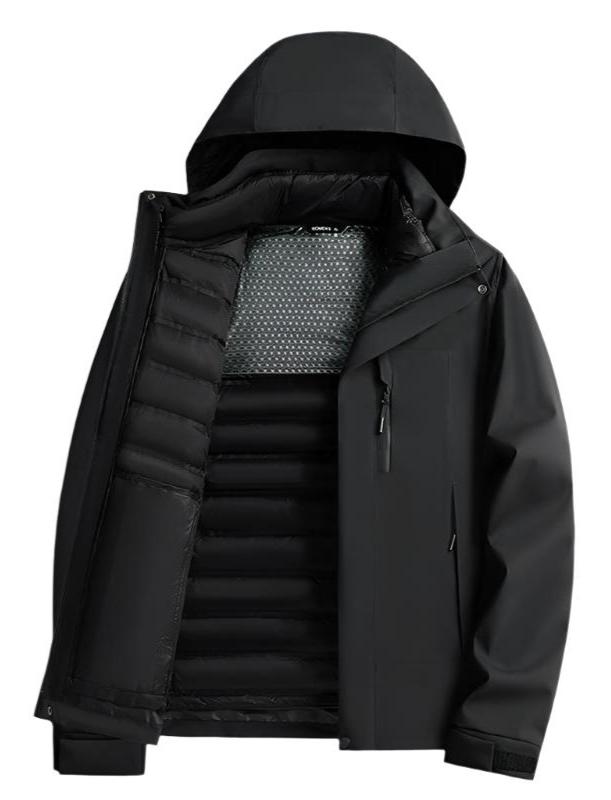 3-in-1 Waterproof Hiking Jacket with Removable Lining