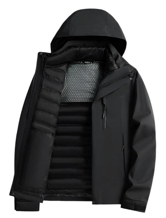 3-in-1 Waterproof Hiking Jacket with Removable Lining