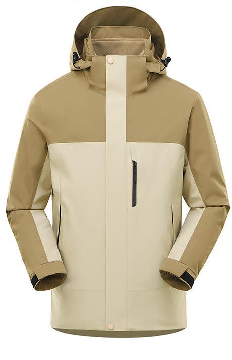 3-in-1 Waterproof Hiking Jacket with Removable Lining