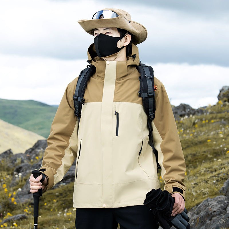 3-in-1 Waterproof Hiking Jacket with Removable Lining