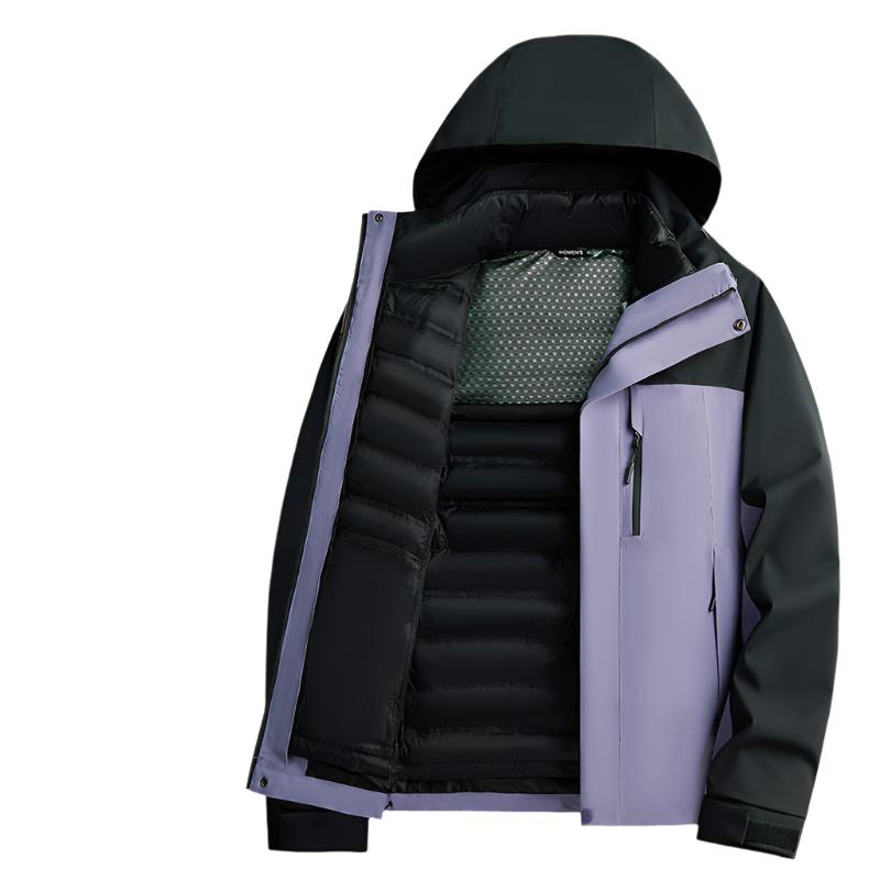3-in-1 Waterproof Hiking Jacket with Removable Lining