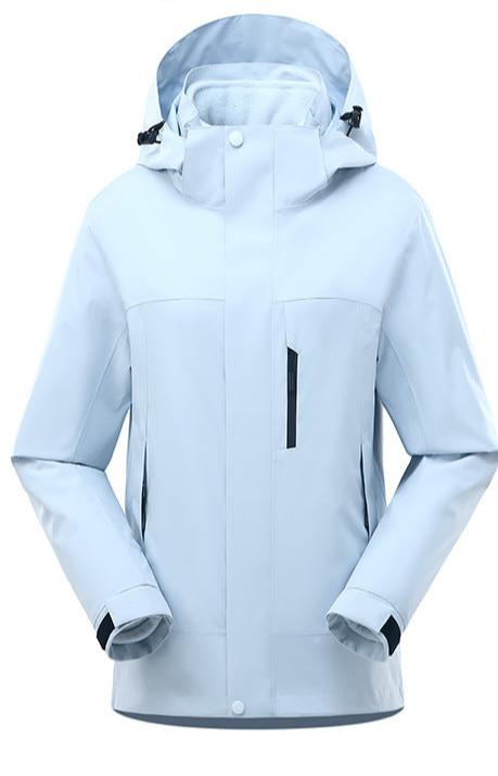 3-in-1 Waterproof Hiking Jacket with Removable Lining